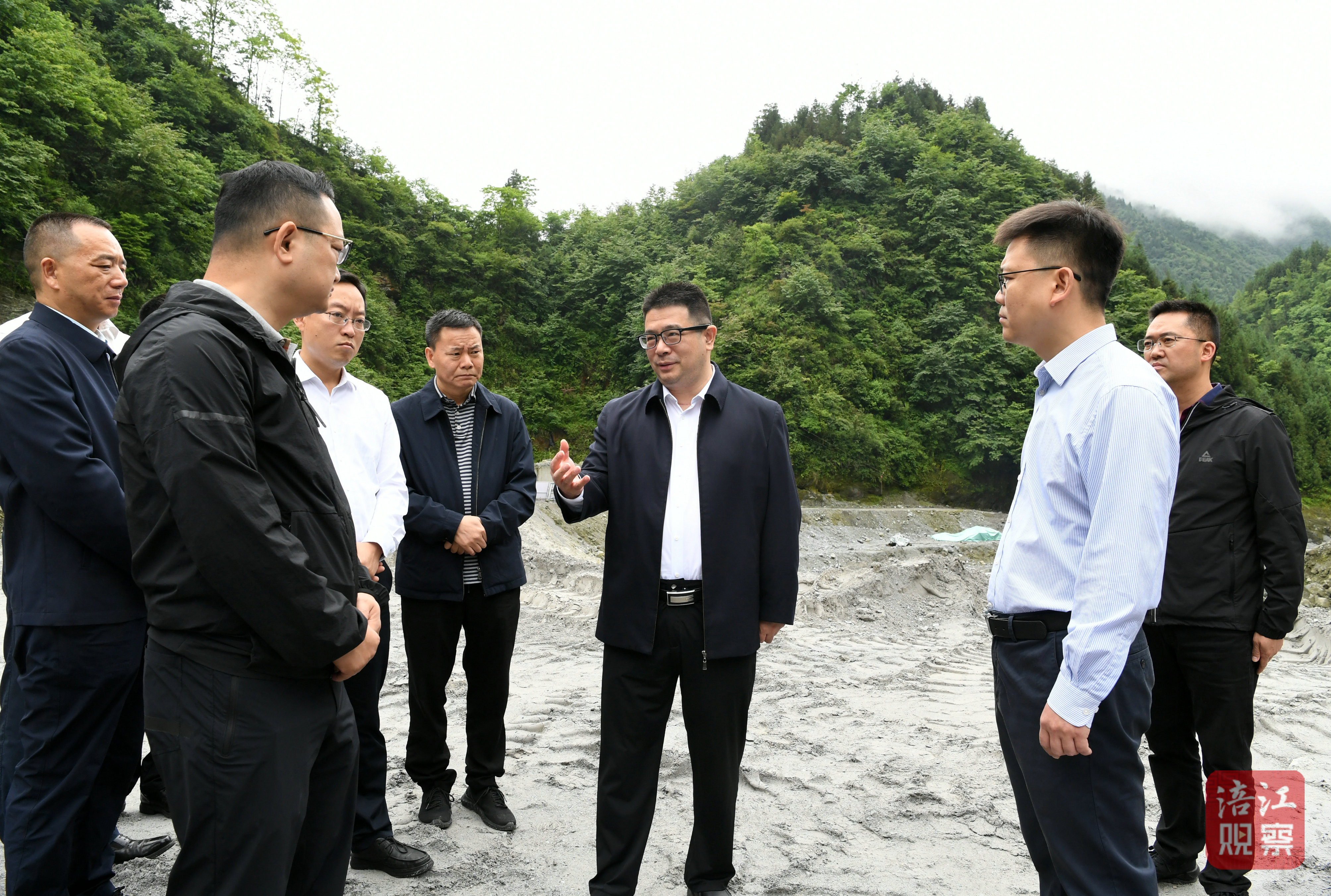 2023年6月4日，李云赴安州高川督導(dǎo)檢查防汛減災(zāi)、地災(zāi)防治工作1  張莉 攝.jpg